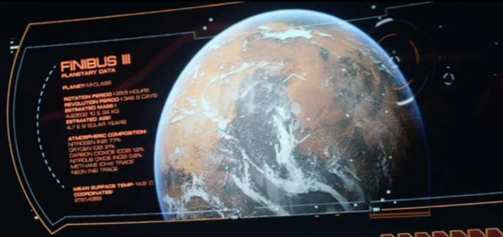 Dati planetari di Finibus IIIP37