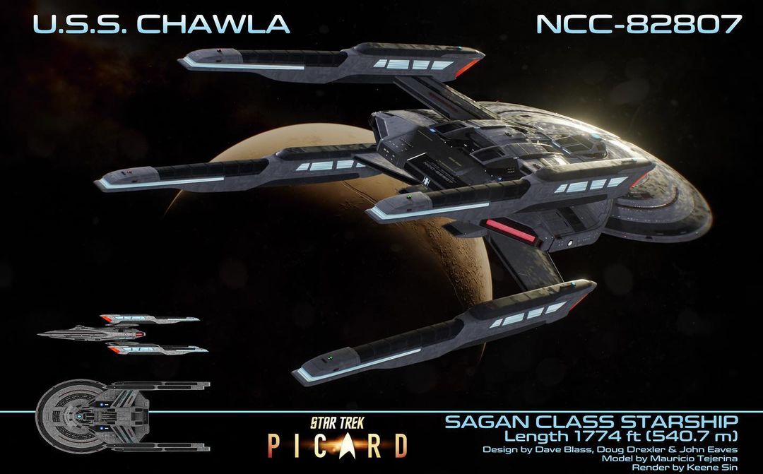 Scheda profilo della USS Chawla NCC-82807P37