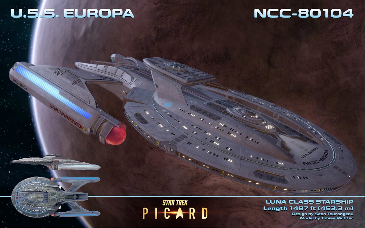 Scheda profilo della USS Europa NCC-80104P37