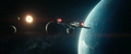 La USS Cayuga in orbita attorno al pianeta Parnassus Beta