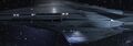 Dettaglio laterale della USS Protostar NX-76884.