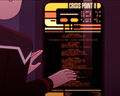 Dettaglio di una parte del copione di Crisis Point II: Paradoxus
